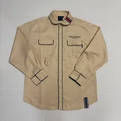 正規品 ROMANTIC CROWN オーバーサイズ ベージュ サファリ シャツのサムネイル