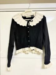 美品 gypsohila ビッグカラーカーディガン - メルカリ