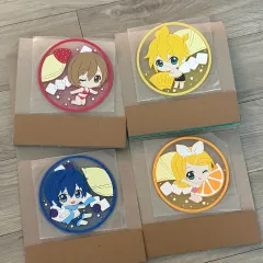 VOCALOID（ボーカロイド・ボカロ）キャラクター ラバー コースター 4種 セット
