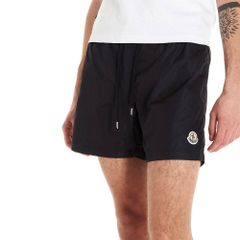 美品〕モンクレール スイムパンツ 水着 ホワイトワッペン ネイビー 