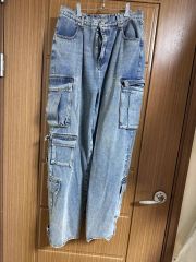YOUNGLA ユーティリティ デニムカーゴパンツ 3 - メルカリ
