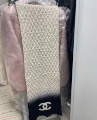新品✳︎未使用】CHANEL シャネル カシミア100% 大判マフラー - メルカリ