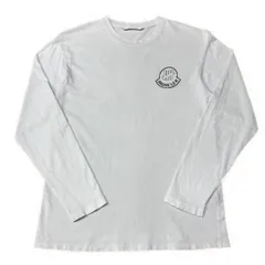 モンクレール　長袖Tシャツ　ホワイト　M 国内正規品　5S482のサムネイル