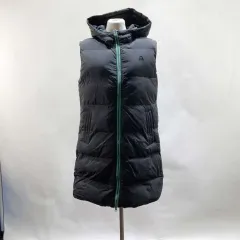 BENETTON 2024 レディースロングダウンベスト ジーンズ センス 90のサムネイル