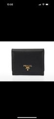 PRADA サフィアーノレザー 長財布 モチーフ付き バッヂ - メルカリ