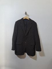 極美品 ピエールカルダン ダブルスーツ ストライプ シルク