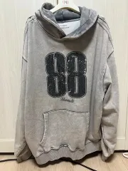 FILLUMINATE(フィルミネイト) 88 PIGMENT ピグメント フーディー フードTシャツ オフホワイトのサムネイル