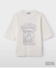 月末迄フォロー割 10%引き PLAN C カラフルイラスト Tシャツ ブラック