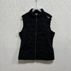 麻120 PUMA プーマ ゴルフ グースダウン 軽量 ダウン ベスト L