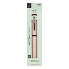 三菱鉛筆 ジェットストリーム プライム 回転繰り出し式 3色ボールペン 0.5mm コットンピンク SXE3LPR05.51 （1点）