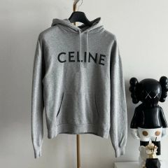 15日までの限定値下げ！ CELINE フード付きセーター / リブ編みウール