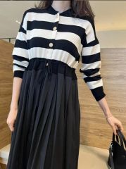 Docking Knit Balloon Dress ホワイトMサイズ - メルカリ
