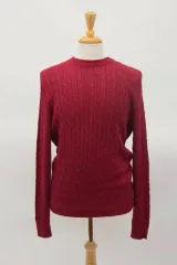 BRUNELLO CUCINELLI ブルネロクチネリ ケーブル コットンニット バーガンディ 100 103 105 50のサムネイル