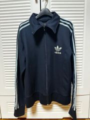 adidas ブラックベージュ ベロア短丈トラックジャケット y2k 平成