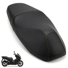 ホンダ PCX JF28 専用 シートカバー 張り替え 補修用 PUレザー シボ加工 タッカー固定 バイク用のサムネイル
