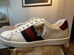 GUCCI 猫 キャット プリント スニーカー ミケーレ グッチガーデン