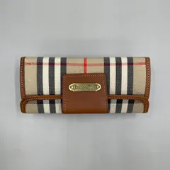 希少　美品　BURBERRY バーバリー　ゴルフ用品　ゴルフボール　マーカー　ゴルフティー　ゴルフポーチ　ノバチェック　レザー　茶　ベージュのサムネイル