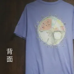 Lauren James「SUNSHINE SUMMERTIME」胸ポケット・背面プリントＴシャツ　サイズＬ
