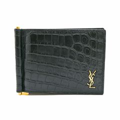 SAINT LAURENT マネークリップ クロコ型押し - メルカリ