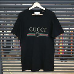 GUCCI ドット柄 ロゴ Tシャツ ブラック XS 新品 - メルカリ