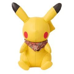 【新品】本革のピカチュウ Run Run ! Desert / POKEMON ポケモン ポケットモンスターインテリア バンダナ (#DVSKK)