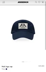 ADER ERROR アーダーエラー ベースボールキャップ nolc ロゴ キャップ S サイズのサムネイル