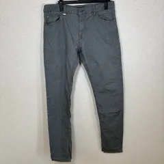 HUGO BOSS パンツ 34×34 ストレッチ スリム テーパード ロゴボタン