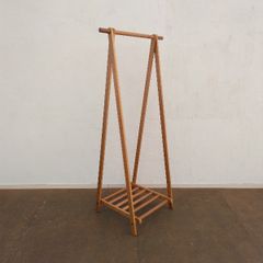 廃盤品】MUJI 無印良品 木製コートハンガー ハンガーラック - メルカリ