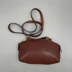 HIROFU レザー ショルダーバッグ ブラウン - メルカリ
