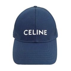 CELINE ベースボールキャップ ネイビー Mサイズ - メルカリ