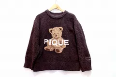 【230918】＜ベア くま＞ gelato pique ジェラートピケ  パウダーメランジベア　ジャガードプルオーバー ルームウェア