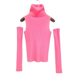 レオナール LEONARD ニット トップス ジャガード フラワー 40 ネイビー