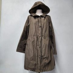 HERNO テクノ タフタ ナイロン ロングパーカ ー バックプリーツ - メルカリ