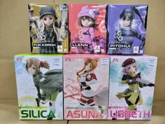 H26050703 ガンゲイル・オンラインII SAO GGO  【レン】【フカ次郎 】【ピトフーイ】【リズベット】【シリカ】【アスナ】　6体セット