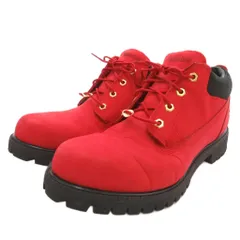 ティンバーランド Timberland CLASSIC OX クラッシックオックスフォードブーツ レースアップシューズ ロゴ 赤 レッド 29cm TB0A6F3SET1 /FF