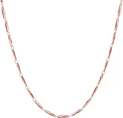 Jeroot 磁気ネックレス レディース おしゃれ 幅2mm 全長45cm サージカルステンレス チェーン ピンクゴールド 専用BOX (pink(45cm))のサムネイル
