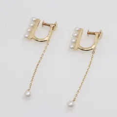 ITCO75X442OL STAR JEWELRY スタージュエリー K10 PEARL EARRINGS パール イヤリング 1.45g ゴールド レディース アクセサリーのサムネイル