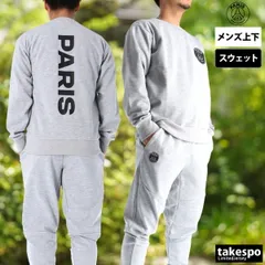 パリ・サンジェルマン PSG_TECH FLEECE EMB スウェット 上下 セットアップ メンズ ブランド PARIS SAINT-GERMAIN バックプリント付き プルオーバー 綿混 クルーネック 黒 PS0525FW0001 3ds SALE セール