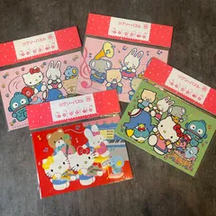 サンリオ　オールスター　タキシードサム　ぽこぽん日記　レトロ　1988年　デッドストック　チアリーチャム　キティ　ハンギョドン　パズルまとめ売りのサムネイル