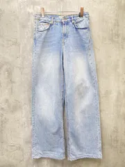 ZARA ザラ コットン100% AUTHENTIC DENIM BY TRF デニムパンツ シンプル カジュアルsize36/ブルー ■◇ レディース