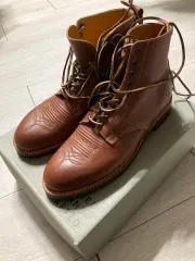 新品 Unmarked hand crafted THE B ドビ ブーツ US9のサムネイル