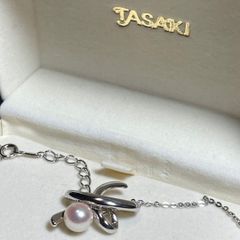 25899✨タサキ シルバー パール ピンブローチ 5連 本真珠 あこや