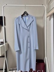 フォクシー トレンチコート スプリングコート ベルト付き 水色