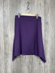 UNTITLED アンタイトル ひざ丈 Aライン 台形 スカート size2/紫  ■■ レディース