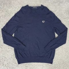 フレッドペリー イタリア製＜カシミヤ混 丸首ニット＞M0742s - メルカリ