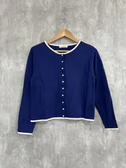 CHILD WOMAN チャイルドウーマン ポンチ カーディガン sizeF/青  ◇■ レディースのサムネイル