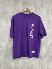 美品 CIAOPANIC TYPY チャオパニックティピー タグ付き プリント ワイド幅 Tシャツ sizeM/紫  ■◆ メンズ