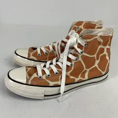 【中古品】 CONVERSE コンバース オールスター ハイカット アニマル ジラフ柄 スニーカー 靴 【162-260508-mh-05-fuzh】