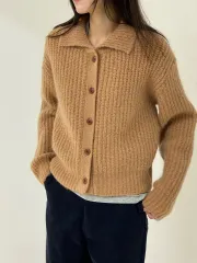 ギャラリー モヘア カーディガン ネイビー 新品