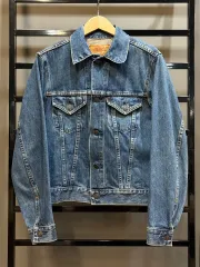 (M) リーバイス レディース 90s ヴィンテージ デニム ジャケット 4 5のサムネイル